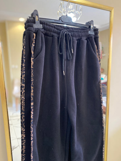 Pantalon Jogging avec détail Léopard